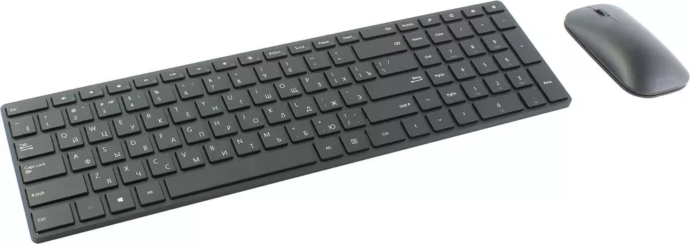 Комплект беспроводной клавиатура+мышь Microsoft Designer, Bluetooth, Черный 7N9-00018