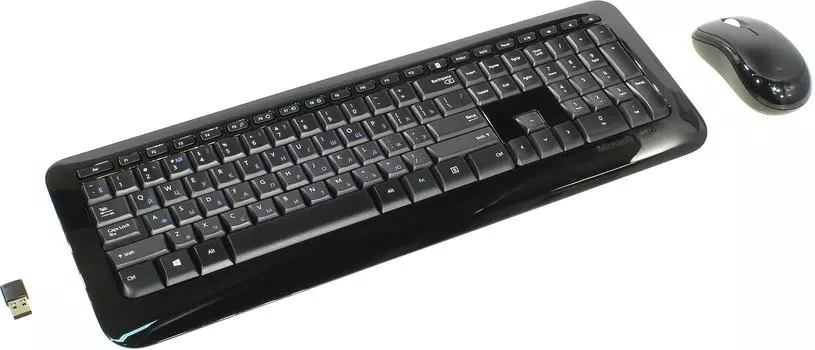 Комплект беспроводной клавиатура+мышь Microsoft Wireless Desktop 850, USB, Черный PY9-00012
