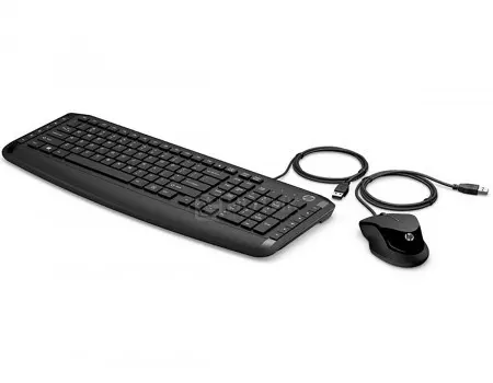 Комплект проводной клавиатура+мышь HP Pavilion 200, Черный 9DF28AA