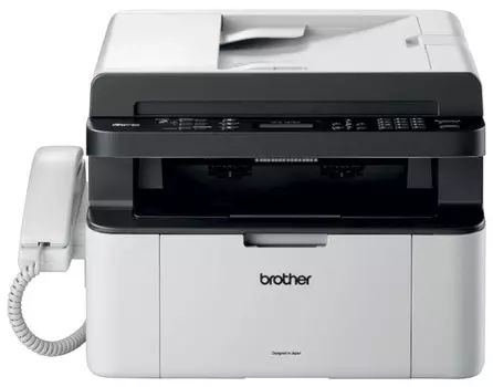 МФУ лазерное монохромное Brother MFC-1815R, A4, ADF, 20стр/мин, 16Мб, USB, Факс, Белый/Черный MFC1815R1