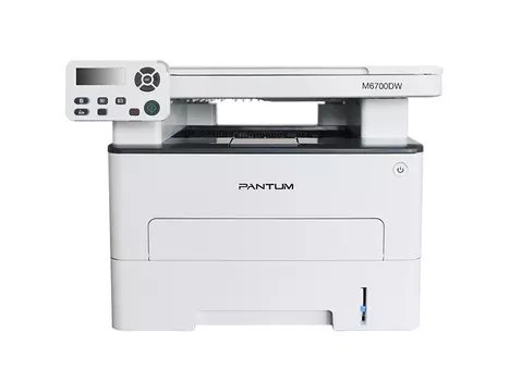 МФУ лазерное монохромное Pantum M6700DW, A4, 30 стр/мин, 128Мб, USB, Wi-Fi, RJ-45, Белый PA1M6700DW