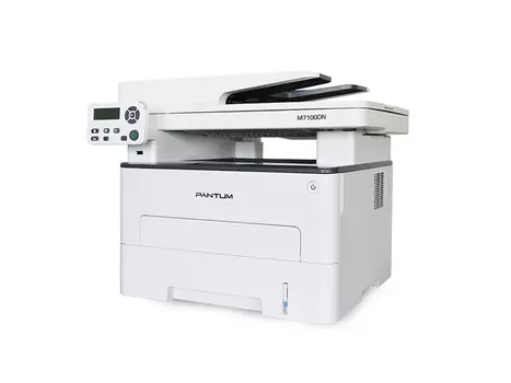 МФУ лазерное монохромное Pantum M7102DN, A4, 33 стр/мин, ADF, Duplex, 256Мб, USB, RJ-45, Белый/Черный M7102DN