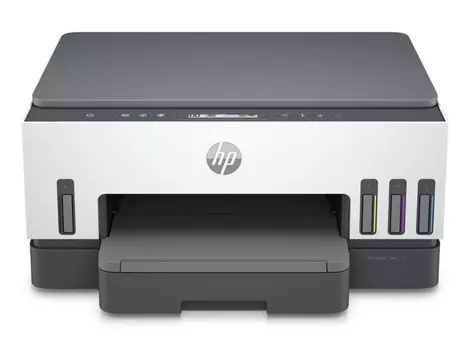 МФУ струйное цветное HP Smart Tank 720, A4, 15/9 стр/мин, USB 2.0, Wi-Fi, BT, Duplex, СНПЧ Черный/Белый 6UU46A