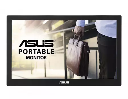 Монитор 15,6" ASUS ZenScreen MB169B+, FHD, IPS, USB 3.0, Темно-Серый 90LM0183-B01170