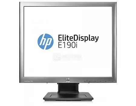 Монитор 18,9" HP EliteDisplay E190i, SXGA, IPS, VGA, DVI, DP, 2xUSB 2.0, Серебристый/Черный E4U30AA