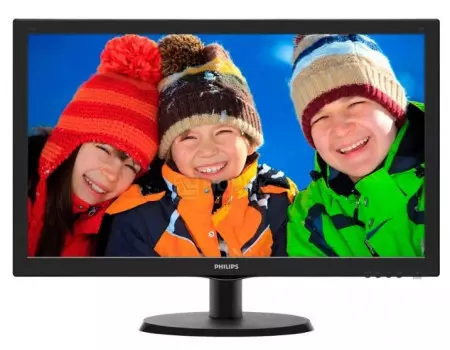 Монитор 21,5" Philips 223V5LHSB, FHD, TN, HDMI, VGA, Черный 223V5LHSB/01