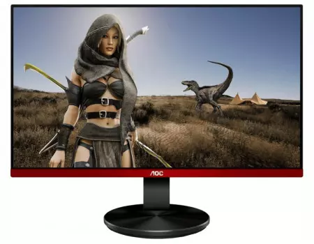 Монитор 23,8" AOC G2490VXA, FHD, VA, HDMI, DP, Черный/Красный G2490VXA