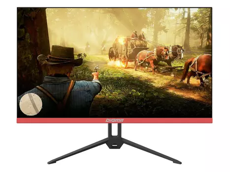 Монитор 23.8" DIGMA Gaming DM-MONG2410, FHD, IPS, 2xHDMI, DP, VGA, Черный/Красный DM-MONG2410