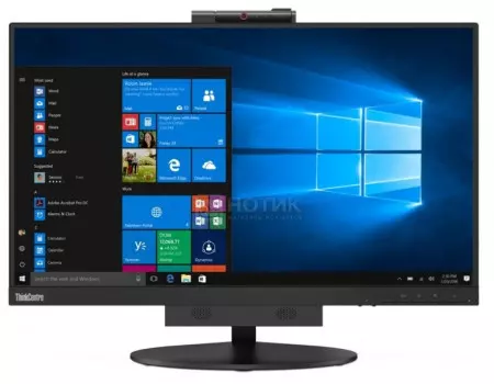 Монитор 23,8" Lenovo TIO 24, FHD, IPS, TouchScreen(MLT), 1xDP, 2xUSB 3.0, 2xUSB 2.0 Черный 10QXPAT1EU