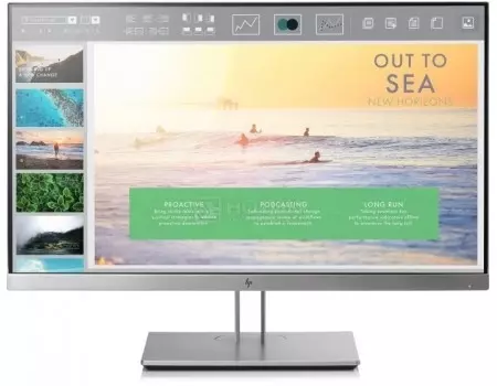 Монитор 23" HP EliteDisplay E233, FHD, IPS, VGA, HDMI, DP, 3xUSB 3.0, Серебристый/Черный 1FH46AA
