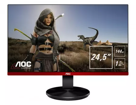 Монитор 24,5" AOC G2590FX, FHD, TN, 2xHDMI, DP, VGA, Черный/Красный G2590FX