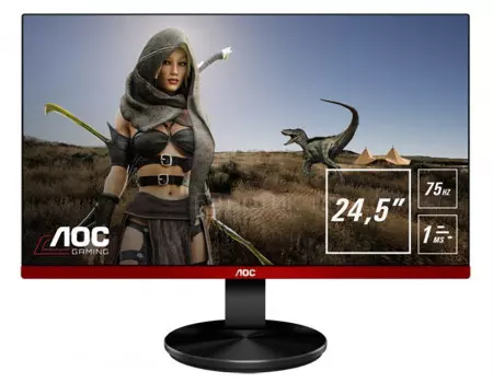 Монитор 24,5" AOC G2590VXQ, FHD, TN, 2xHDMI, DP, VGA, Черный/Красный G2590VXQ