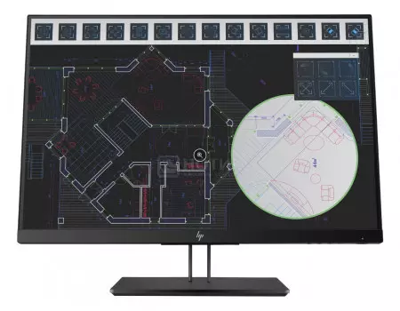 Монитор 24" HP Z24i G2, WUXGA , IPS, HDMI, DP, VGA, 2xUSB 3.0 Черный 1JS08A4