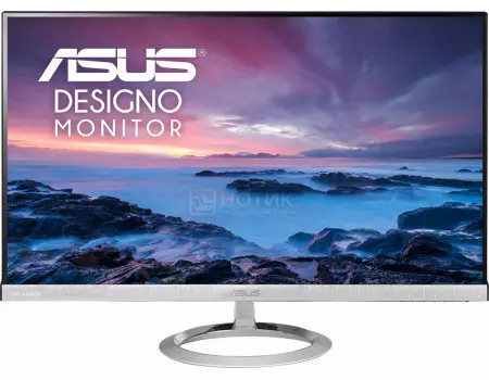 Монитор 27" ASUS Designo MX279HE, FHD, IPS, 2xHDMI, VGA, Черный/Серебристый 90LMGD301R02271C-