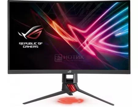 Монитор 27" ASUS ROG XG27VQ, FHD, VA, Curved, DP, DVI, HDMI, Черный 90LM03G0-B01970