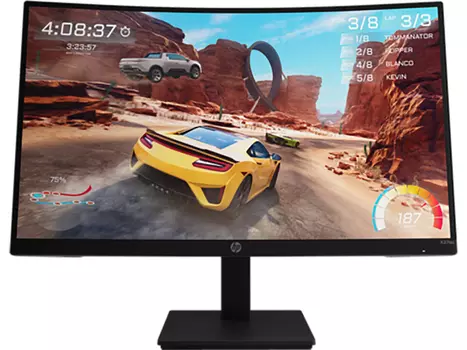 Монитор 27" HP X27qc, QHD, VA, Curved, HDMI, DP, Черный 32H02AA