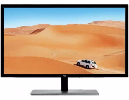 Монитор 31,5" AOC Q3279VWF, QHD, MVA, HDMI, VGA, DP, DVI, Черный/Серебристый Q3279VWF