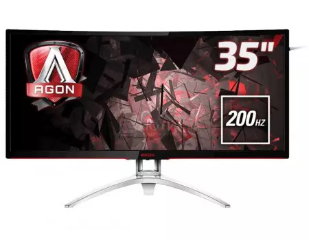 Монитор 35" AOC AGON AG352QCX, WFHD, MVA, Curved, HDMI, DP, VGA, DVI, 2xUSB 3.0, Черный AG352QCX