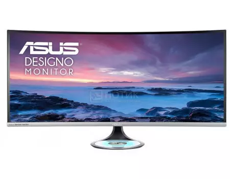 Монитор 37,5" ASUS Designo MX38VC, UW-QHD+, IPS, Curved, 2xHDMI, DP, 1xUSB Type-C, 2xUSB 3.0 Серый 90LM03B0-B01170