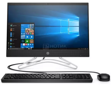 Моноблок HP 22-c0015ur (21.50 IPS (LED)/ Pentium Quad Core J5005 1500MHz/ 4096Mb/ HDD 500Gb/ Intel UHD Graphics 605 64Mb) MS Windows 10 Home (64-bit) [4GS07EA]