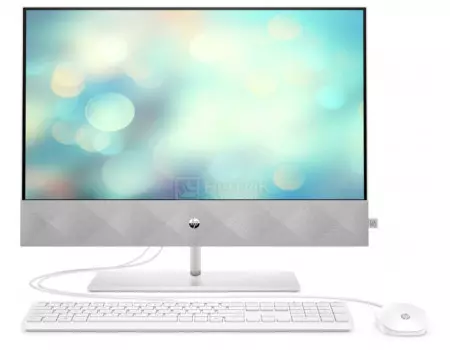 Моноблок HP Pavilion 24-k0008ur (23.80 IPS (LED)/ Ryzen 5 4600H 3000MHz/ 8192Mb/ SSD / AMD Radeon Graphics 64Mb) MS Windows 10 Home (64-bit) [14Q29EA]