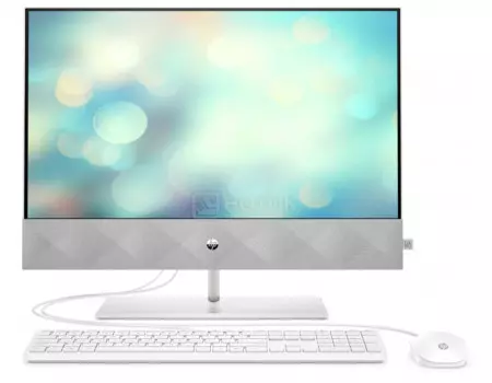 Моноблок HP Pavilion 24-k0013ur (23.80 IPS (LED)/ Core i3 10300T 3000MHz/ 4096Mb/ SSD / Intel UHD Graphics 64Mb) MS Windows 10 Home (64-bit) [14Q34EA]
