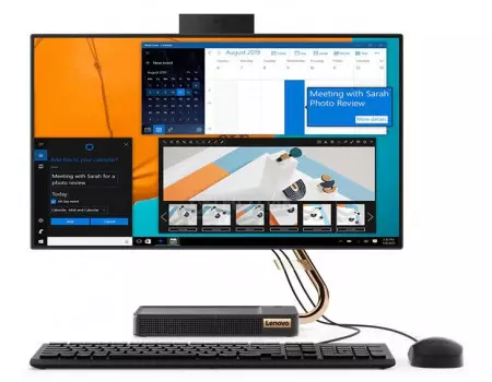 Моноблок Lenovo IdeaCentre A540-24 (23.80 IPS (LED)/ Core i5 9400T 1800MHz/ 8192Mb/ HDD+SSD 1000Gb/ Intel UHD Graphics 630 64Mb) MS Windows 10 Home (64-bit) [F0EL001ERK]