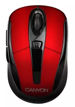 Мышь беспроводная Canyon MSO-W6, 1600dpi, Красный CNR-MSOW06R