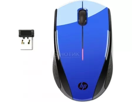 Мышь беспроводная HP X3000 Cobalt Blue,1200dpi, Синий N4G63AA