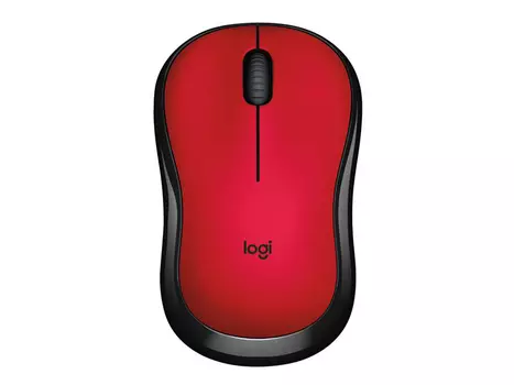 Мышь беспроводная Logitech M220, 1000dpi, Wireless/USB, Красный 910-004897