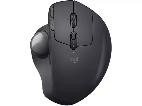 Мышь беспроводная Logitech MX Ergo, 2048dpi, Bluetooth/USB, 500 мА·ч, Черный, 910-005179