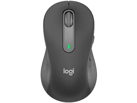 Мышь беспроводная Logitech Signature M650 L, 4000dpi, Bluetooth/USB, Графитовый, 910-006236
