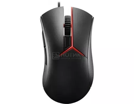 Мышь проводная Lenovo Y Gaming Optical, 4000dpi, Черный GX30L02674