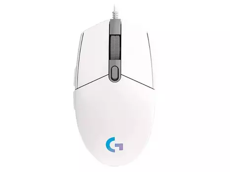 Мышь проводная Logitech G102, 8000dpi, Белый 910-005824