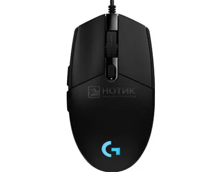 Мышь проводная Logitech G102 Prodigy, 6000dpi, Черный 910-004939