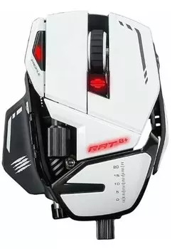 Мышь проводная Mad Catz R.A.T. 8+, USB, 16000dpi, MR05DCINWH000-0 Белый