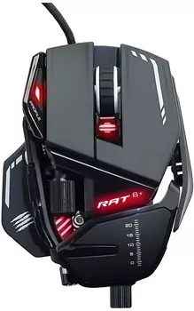 Мышь проводная Mad Catz R.A.T. 8+, USB, 16000dpi, MR05DCINBL000-0 Черный