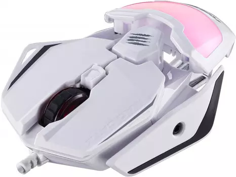 Мышь проводная Mad Catz R.A.T. 2+, USB, 5000dpi, MR02MCINWH000-0 Белый