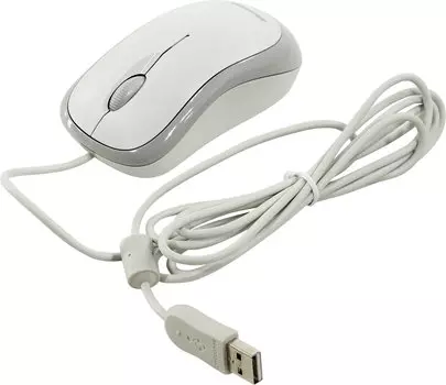 Мышь проводная Microsoft Basic, 1000dpi, Белый P58-00060