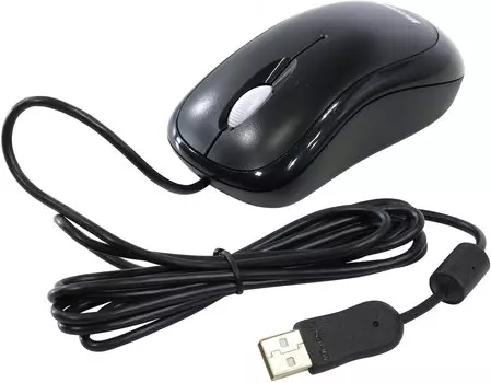 Мышь проводная Microsoft Basic, 1000dpi, Черный P58-00059