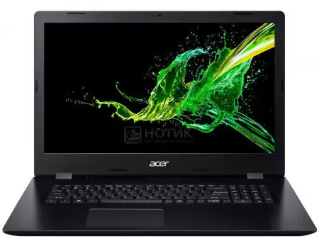 Ноутбук Acer Aspire 3 A317-52-34T9 (17.30 TN (LED)/ Core i3 1005G1 1200MHz/ 8192Mb/ HDD+SSD 1000Gb/ Intel UHD Graphics 64Mb) Без ОС [NX.HZWER.00C]