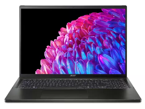 Ноутбук Acer Swift Edge 16 SFE16-44-R48X NX.KTDCD.001 (16", Ryzen 7 8840U, 32Gb/ SSD 1024Gb, Radeon 780M Graphics) Черный
