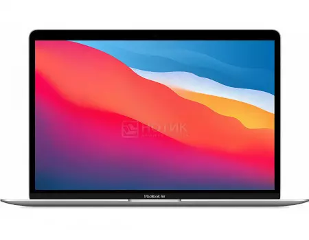 Ноутбук Apple MacBook Air M1 2020 Silver (13.30 IPS (LED)/ M1 M1 3200MHz/ 16384Mb/ SSD / Apple 8-core Graphics 64Mb) Mac OS X 11.0.1 (Big Sur) [Z12800048]