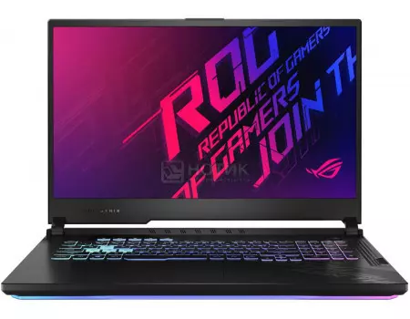 Ноутбук ASUS ROG Strix G17 G712LU-EV024T (17.30 IPS (LED)/ Core i7 10750H 2600MHz/ 16384Mb/ SSD / NVIDIA GeForce® GTX 1660Ti 6144Mb) MS Windows 10 Home (64-bit) [90NR03B1-M02300]