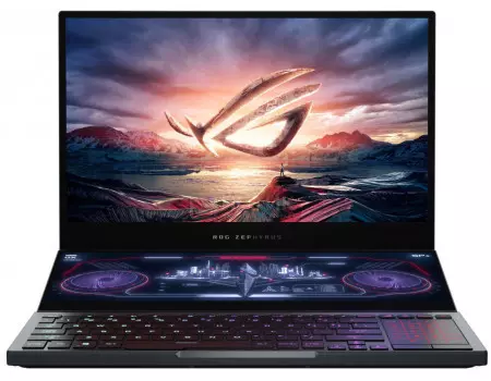 Ноутбук ASUS ROG ZEPHYRUS Duo 15 GX550LWS-HF109T (15.60 IPS (LED)/ Core i7 10875H 2300MHz/ 16384Mb/ SSD / NVIDIA GeForce® RTX 2070 Super в дизайне MAX-Q 8192Mb) MS Windows 10 Home (64-bit) [90NR02Y1-M02030]