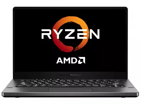 Ноутбук ASUS ROG ZEPHYRUS G14 AniMe Matrix GA401QC-K2143T 90NR05T6-M02310 (14", Ryzen 7 5800HS, 16Gb/ SSD 512Gb, GeForce® RTX 3050 для ноутбуков) Серый