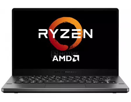 Ноутбук ASUS ROG ZEPHYRUS G14 AniMe Matrix GA401QM-HZ087T (14.00 IPS (LED)/ Ryzen 9 5900HS 3000MHz/ 16384Mb/ SSD / NVIDIA GeForce® RTX 3060 для ноутбуков 6144Mb) MS Windows 10 Home (64-bit) [90NR05S6-M01560]