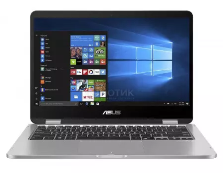 Ноутбук ASUS VivoBook Flip TP401MA-EC296T (14.00 IPS (LED)/ Pentium Quad Core N5030 1100MHz/ 4096Mb/ SSD / Intel UHD Graphics 605 64Mb) MS Windows 10 Home (64-bit) [90NB0IV1-M08990]