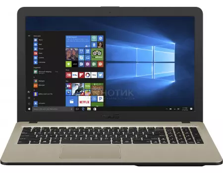 Ноутбук ASUS X540MA-GQ064T (15.60 TN (LED)/ Celeron Dual Core N4000 1100MHz/ 4096Mb/ HDD 500Gb/ Intel UHD Graphics 600 64Mb) MS Windows 10 Home (64-bit) [90NB0IR1-M03660]