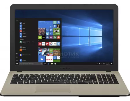 Ноутбук ASUS X540MA-GQ120T (15.60 TN (LED)/ Pentium Quad Core N5000 1100MHz/ 4096Mb/ HDD 500Gb/ Intel UHD Graphics 605 64Mb) MS Windows 10 Home (64-bit) [90NB0IR1-M16720]
